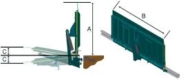 رسم هندسي - جسر تحميل يدوي