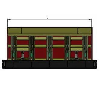 رسم هندسي - رؤية أمامية للموديل السطحي